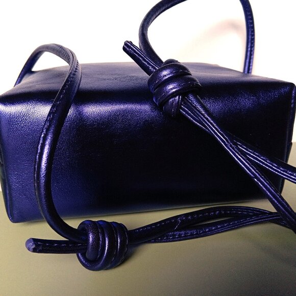 NWT 💥 VERA BRADLEY BLAKE Purple Metallic Leather Small Crossbody Bag - Picture 8 of 11